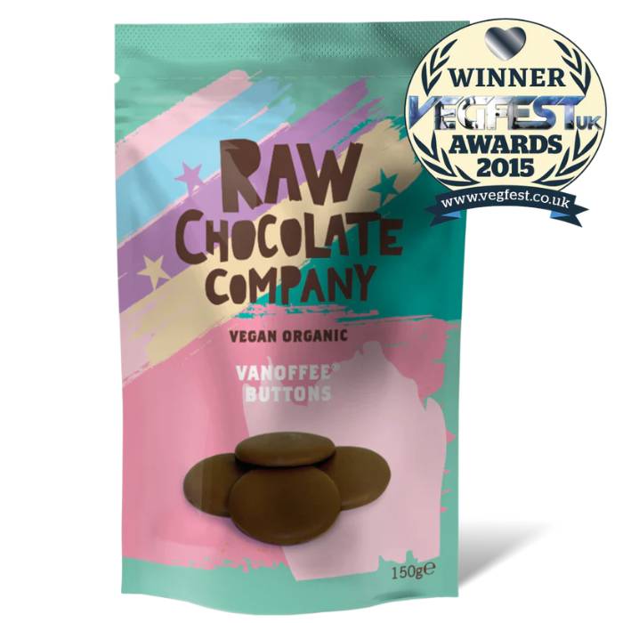 Raw Chocolate Co - Vanoffee Buttons, 150g