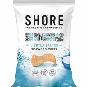 Shore - Seaweed Chips - Lightly Sea Salted | Multiple Sizes