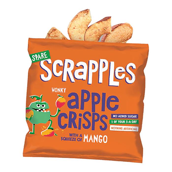 Spare Snacks - Apple & Mango Kids Fruit Crisps, 12g - Pack of 30