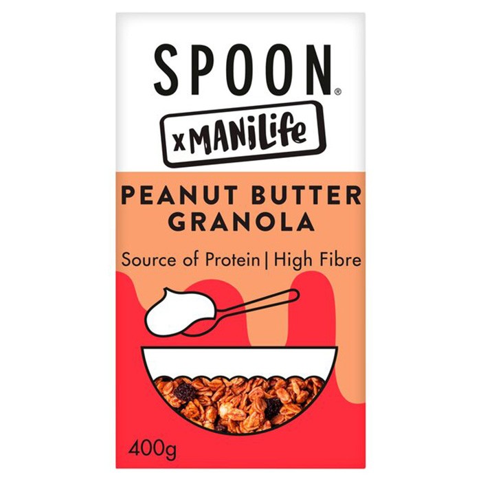 Spoon Cereals - ManiLife Peanut Butter Granola, 400g  Pack of 5