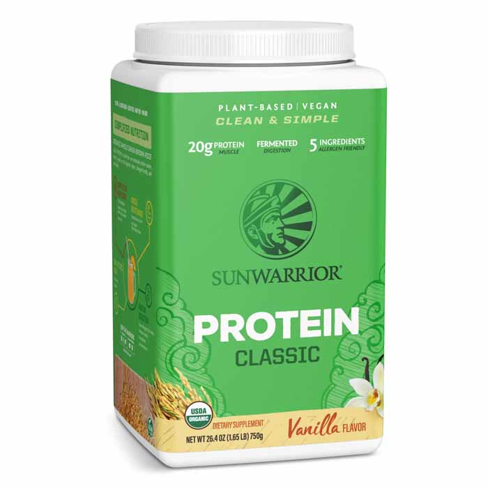 Sun Warrior - Organic Classic Protein - Vanilla, 750g