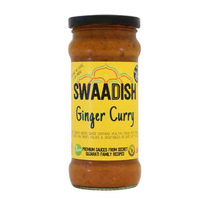 Swaadish Curry Sauce - Ginger Curry Sauce, 350g - Pack of 12