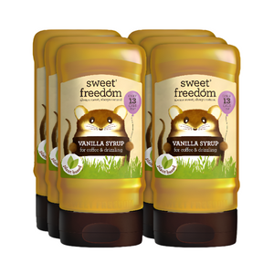 Sweet Freedom - Vanilla Syrup, 350g - Pack of 6