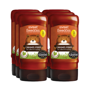 Sweet Freedom Caramel Syrup, 350g - Pack of 6