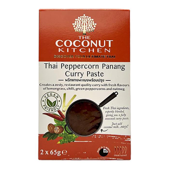 The Coconut Kitchen - Peppercorn Panang Curry Paste, 2x65g - Pack of 6