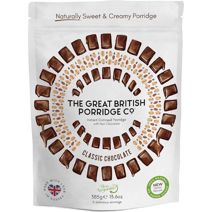 The Great British Porridge Co - Classic Chocolate Porridge, 385g