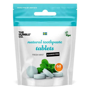 The Humble Co - T/paste Tabs Mint Fluoride Free, 60 Capsules