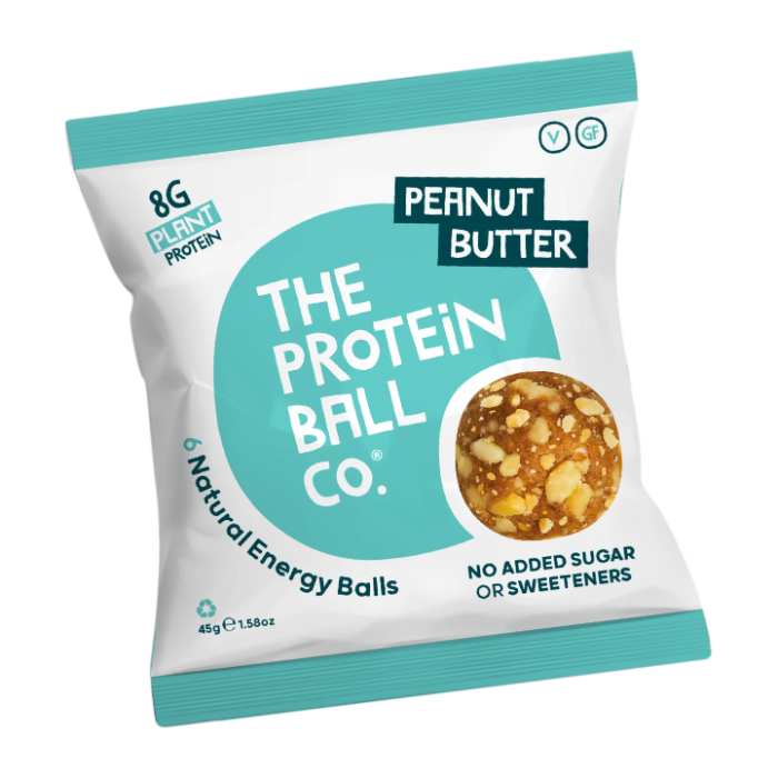 The Protein Ball co - Peanut Butter Protein Vit Balls, 45g  Pack of 10