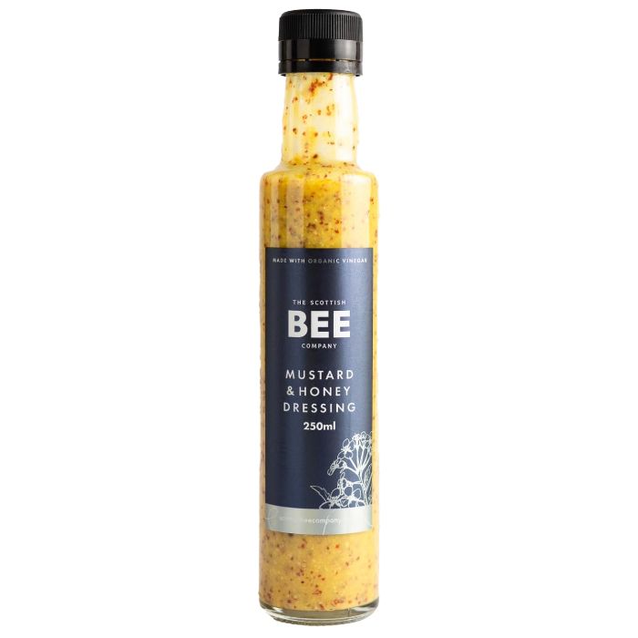 The Scottish Bee Company - Mustard Honey Salad Dressing, 250ml  Pack of 12