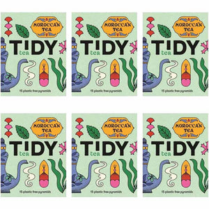 Tidy Tea - Moroccan Mint Tea, 15 Bags | Pack of 6