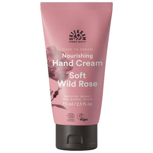 Urtekram - Wild Rose Hand Cream, 75ml