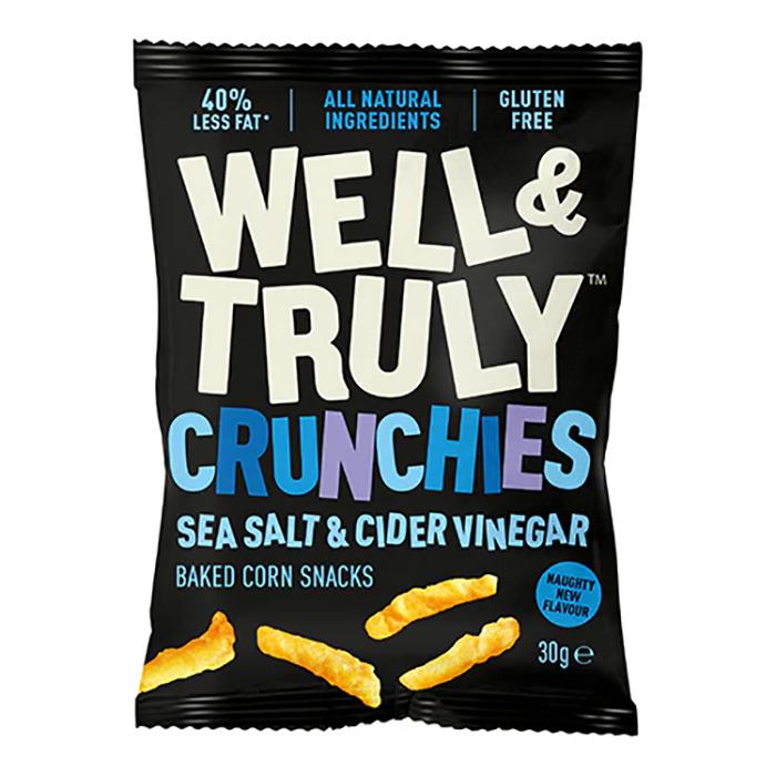 Well&Truly - Crunchy Salt & Vinegar, 30g - Pack of 10