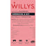 Willy's - Raspberry Kombucha & Apple Cider Vinegar, 250ml - Back