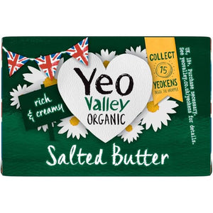 Yeo Valley - Organic Salted Butter, 200g | Pack of 20