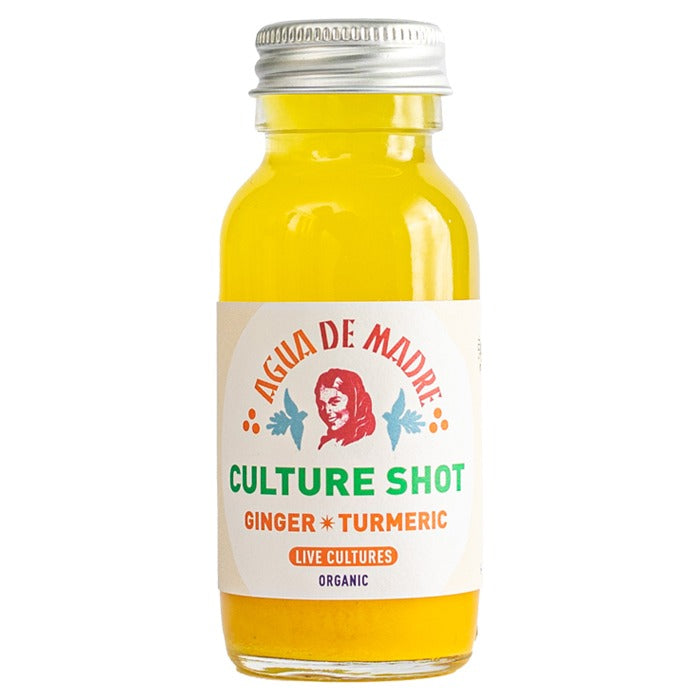 Agua De Madre - Culture Shot Ginger & Turmeric, 60ml_front