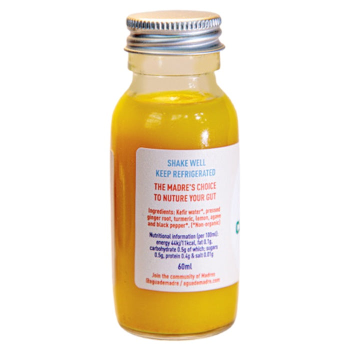 Agua De Madre - Culture Shot Ginger & Turmeric, 60ml_ingredients