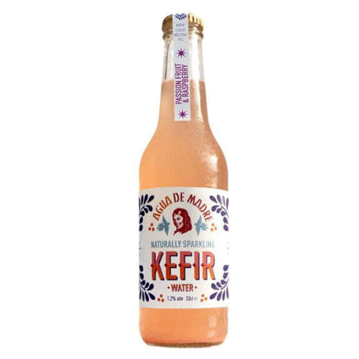 Agua De Madre - Water Kefir - Passion Fruit & Raspberry ,330ml