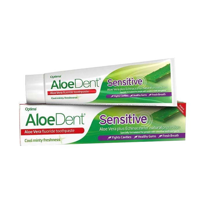 Aloe Dent - Sensitive Aloe Vera Toothpaste with Fluoride, 100ml