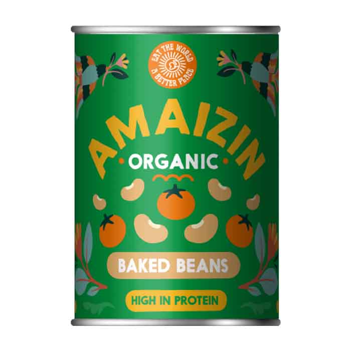 Amaizin -  Organic Beans - Baked Beans, 400g