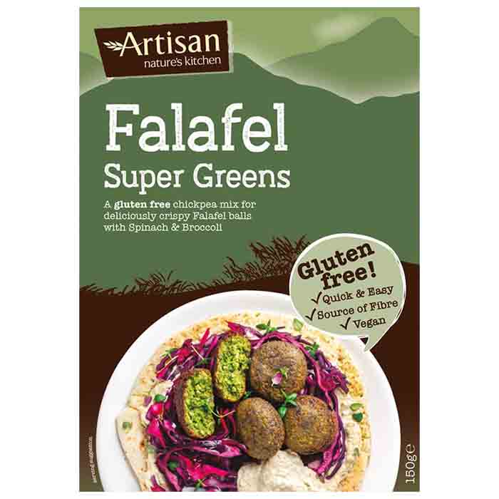 Artisan Grains - Artisan Falafel Mix - Super Greens, 150g