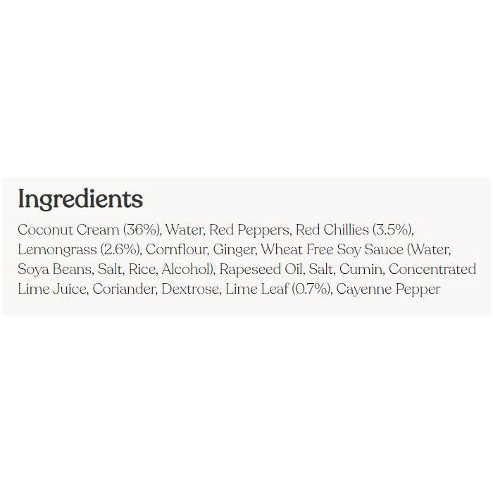 Bay's Kitchen - Thai Red Curry Stir-in Sauce, 260g - back
