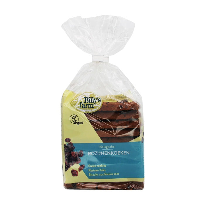 Billy's Farm - Organic Raisin Cookies - 230g