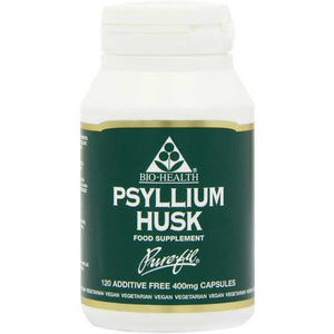 Bio-Health - Psyllium Husk Powder Herbal Food Supplement 400mg, 120 Capsules