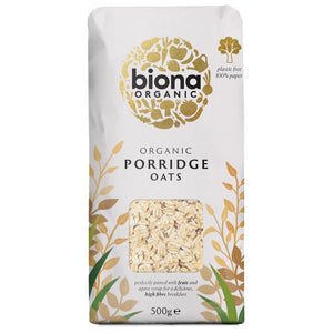 Biona - Organic Porridge Oats, 500g | Multiple Options