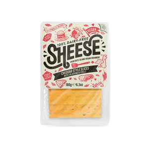 Bute Island Foods - Cheddar Style with Jalapeno & Chilli Slices  Block, 180g