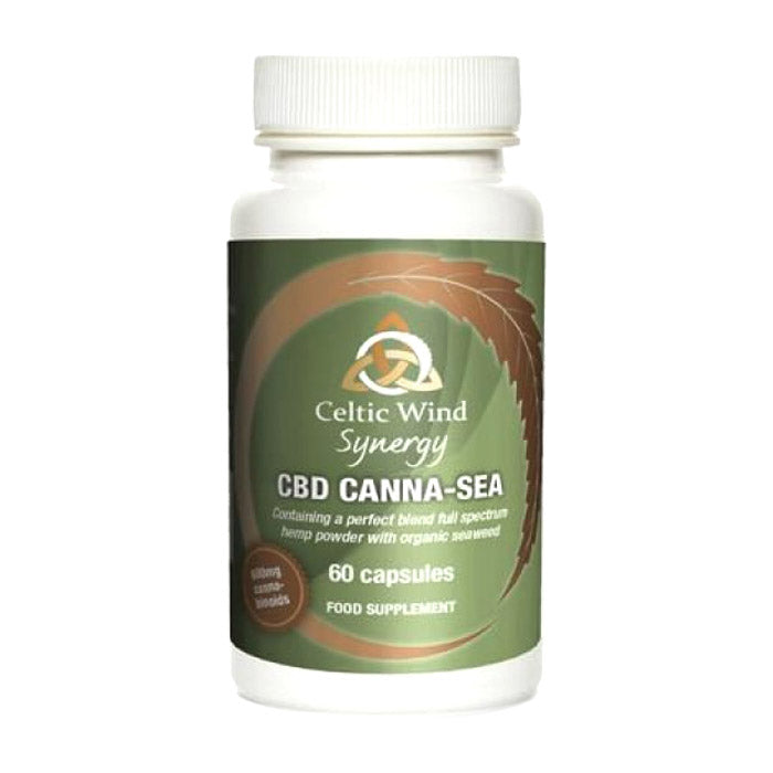 Celtic Wind Crops - Synergy CBD Canna-Sea 600mg, 60 Capsules