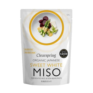 Clearspring - Organic Miso Sweet White Miso Paste, Pasteurised, 250g