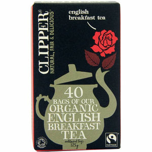 Clipper - Organic Fairtrade English Breakfast Tea Loose Leaf, 125g