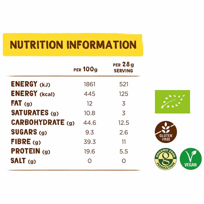 Coconut Merchant - Organic Coconut Flour, 500g - Back