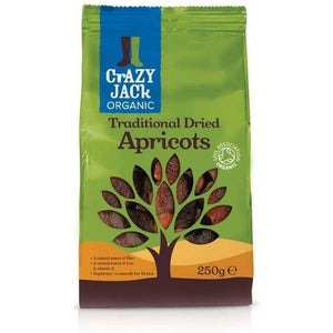 Crazy Jack - Organic Dried Apricots, 250g