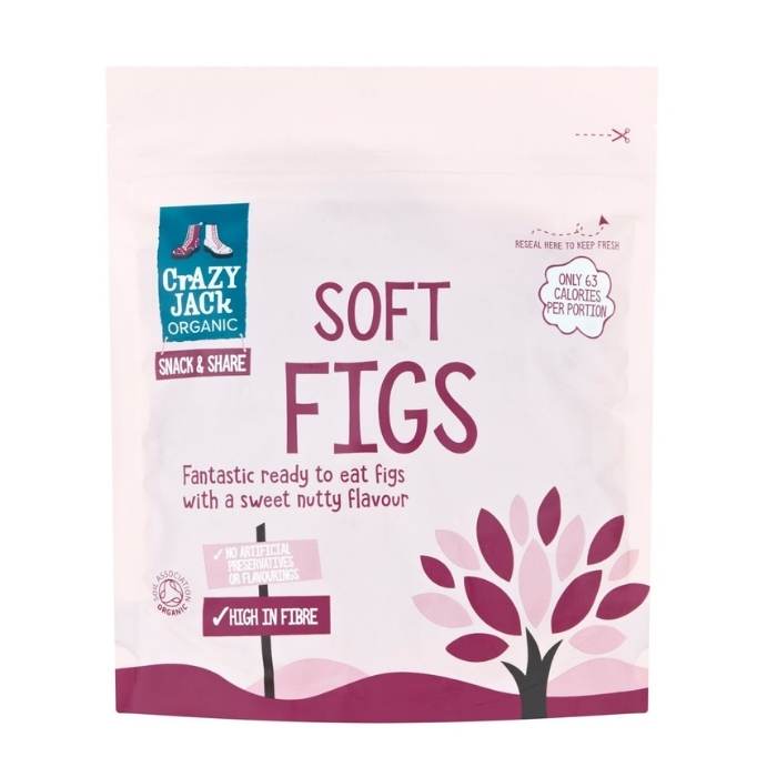 Crazy Jack - Organic Soft Figs, 200g