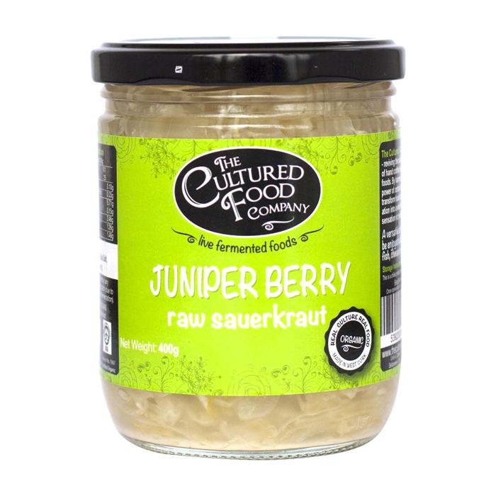 Cultured Food Company - Organic Juniper Berry Raw Sauerkraut, 400ml