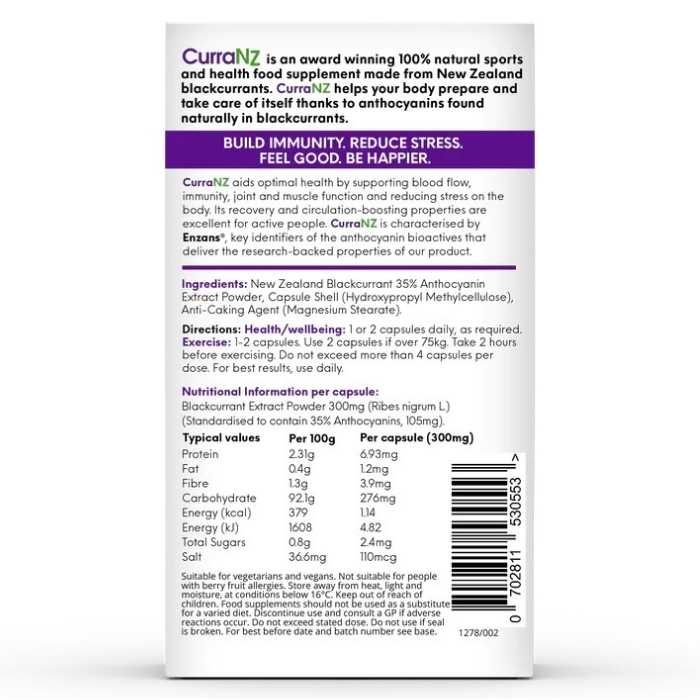 Curranz - Curranz Original, 15 Capsules back