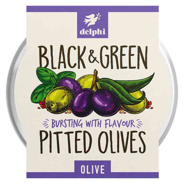 Delphi - Black And Green Olives, 160g