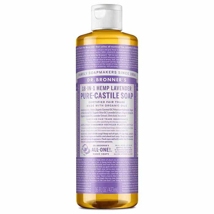 Dr. Bronner's - Pure-Castile Liquid Soap, Lavender - 473ml