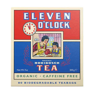 Dragonfly - Eleven O'clock Organic Rooibos Tea Bags, 80 Bags | Pack of 4