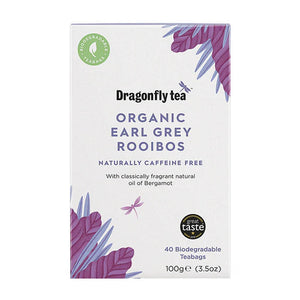 Dragonfly Tea - Organic Rooibos Vanilla, 40 Bags | Pack of 4