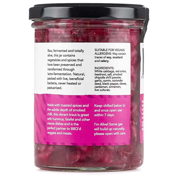 Eaten Alive - Smoky Pink Kraut, 375g - back