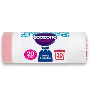 Ecozone - Biodegradable Bin Liners, 30L - 90L | Multiple Sizes