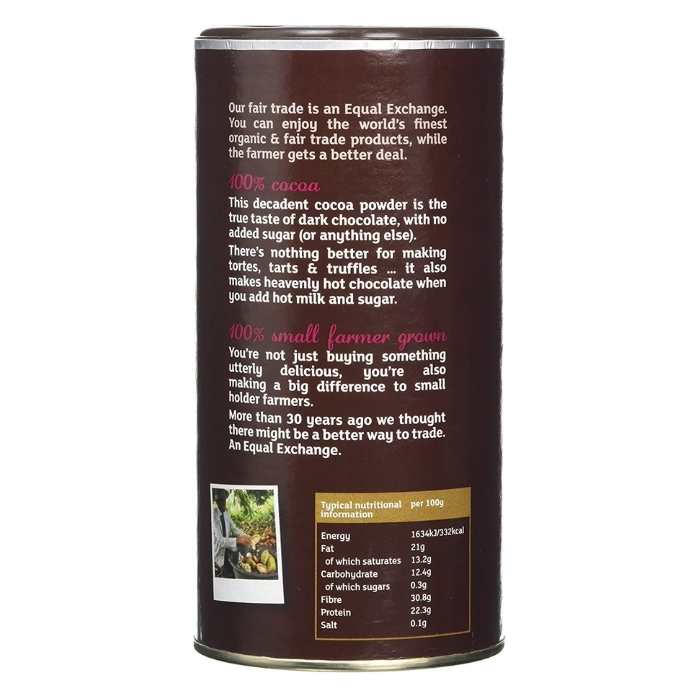 Equal Exchange - Organic Fairtrade Hispaniola Cocoa back