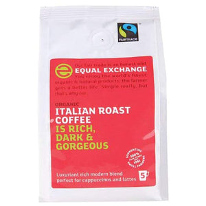 Equal Exchange - Organic Italian Roast & Ground Coffee Fairtrade, 227g