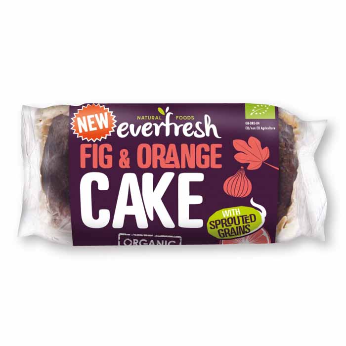 Everfresh - Organic Sprouted Cake - Fig and Orange, 350g