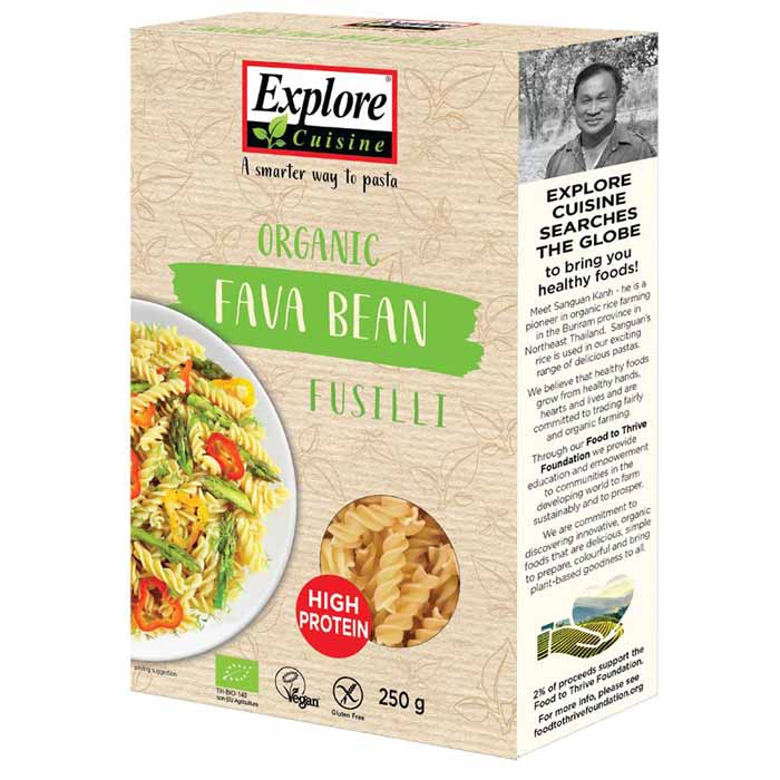 Explore Cuisine - Organic Fava Bean Fusilli, 250g