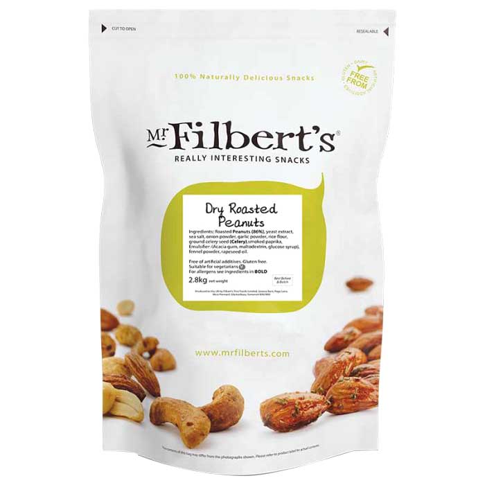 Filberts - Dry Roasted Peanuts, 2.8kg