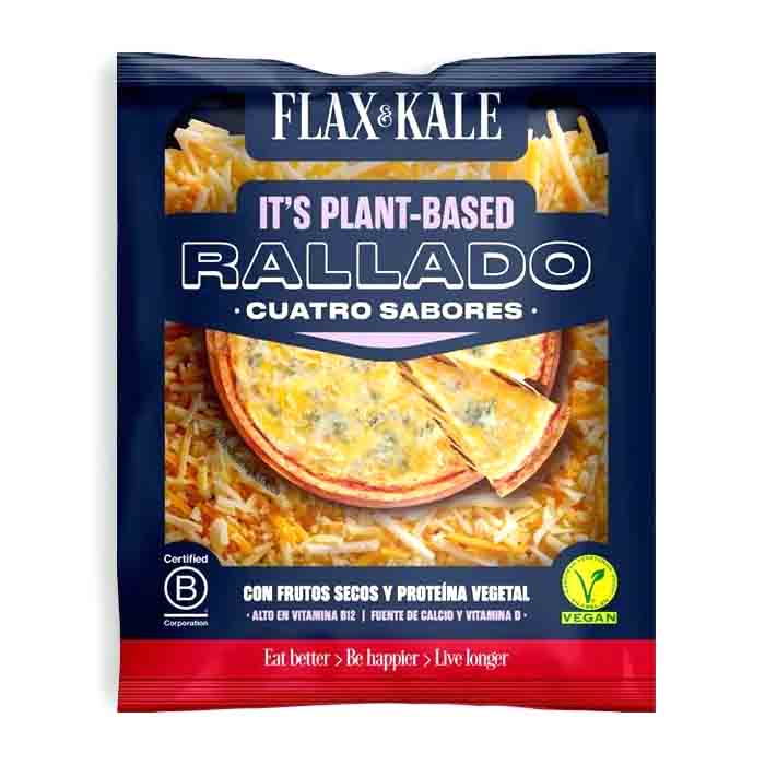 Flax & Kale - Grated 4 Cheese Style, 130g