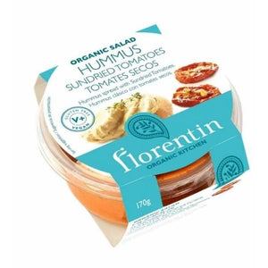 Florentin Organic Kitchen - Organic Hummus Sundried Tomatoes, 170g